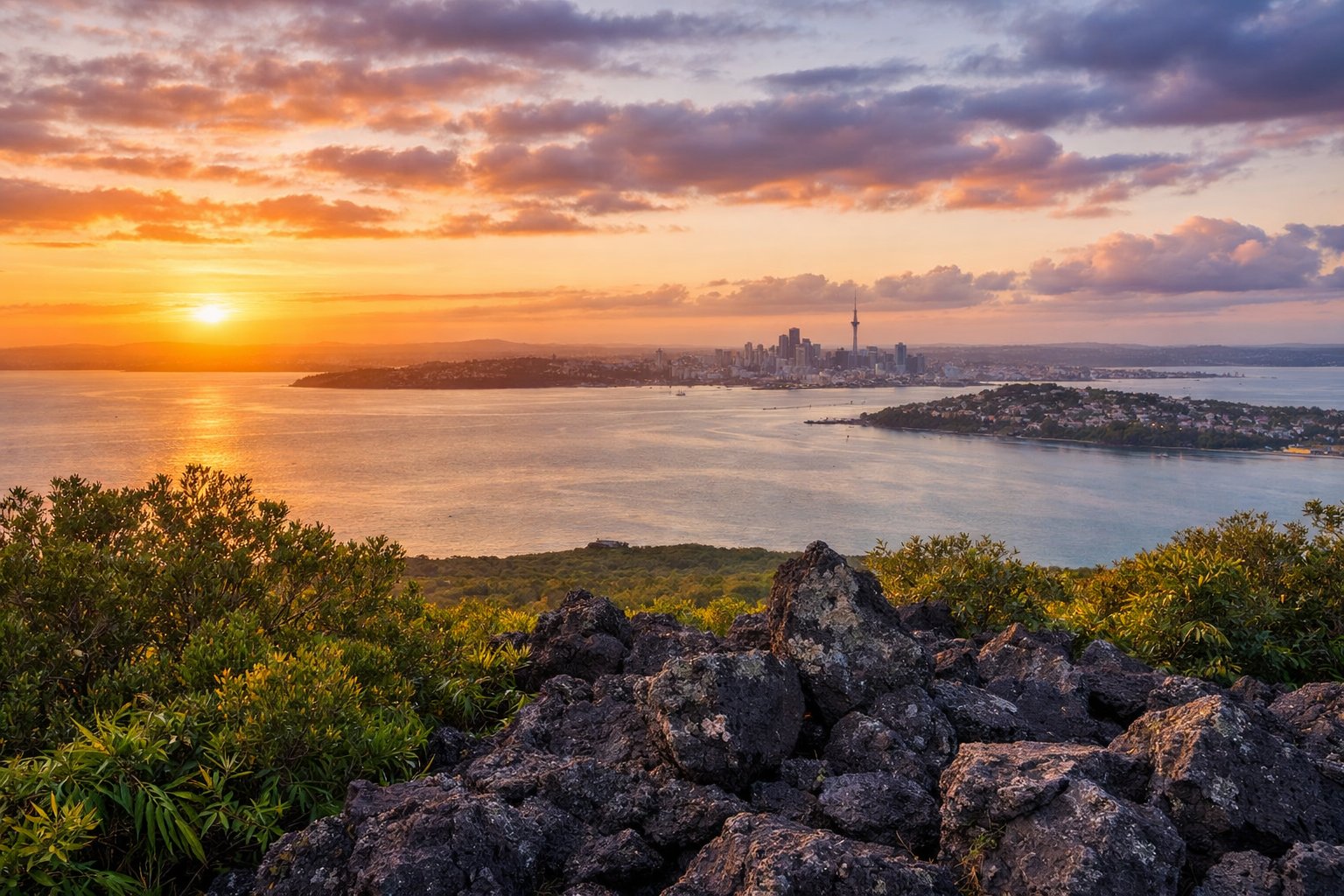 Rangitoto: A Quiet Volcano Watching Over Auckland