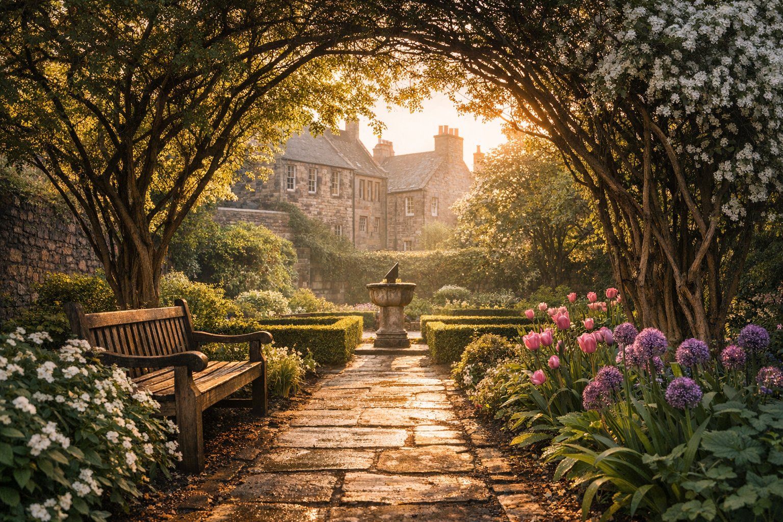 A Quiet Moment in Edinburgh: Discovering Dunbar’s Close Garden