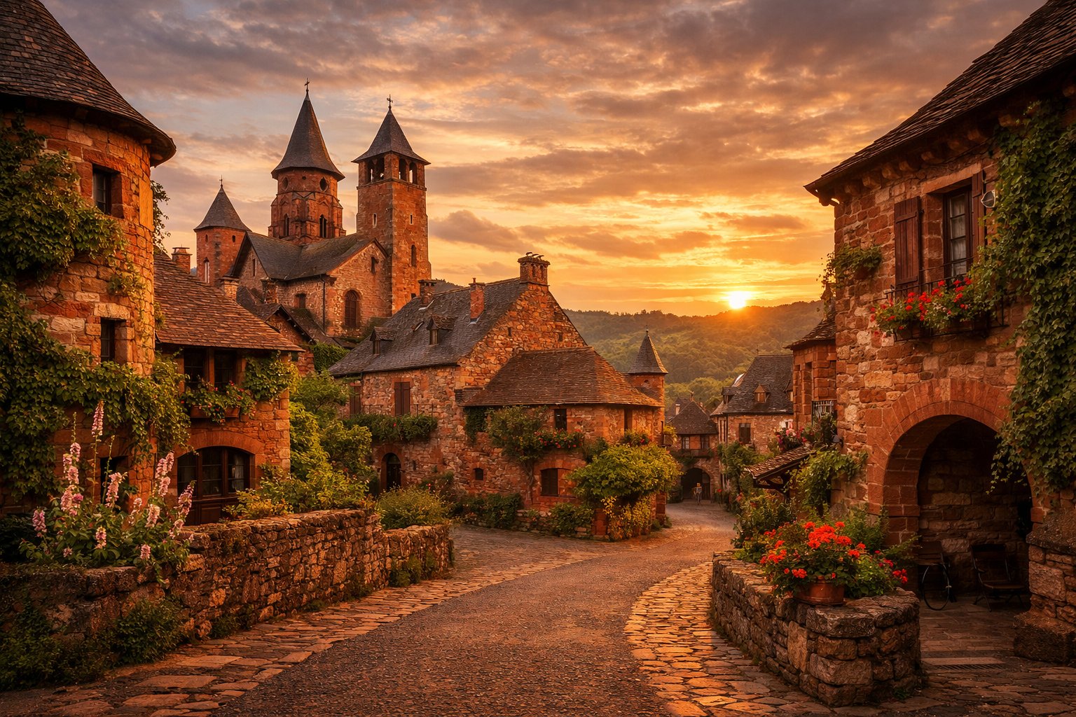 Whispers of a Forgotten Village: My Journey Through Collonges-la-Rouge, Corrèze