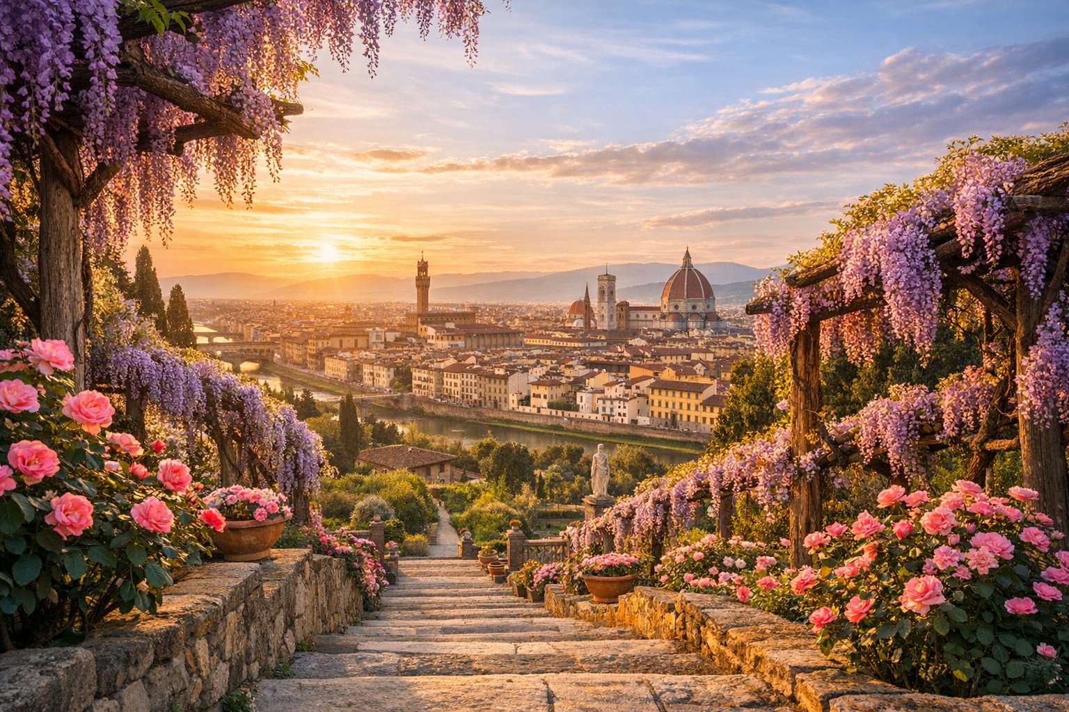 Where Florence Whispers in Bloom: A Quiet Morning at Giardino Bardini