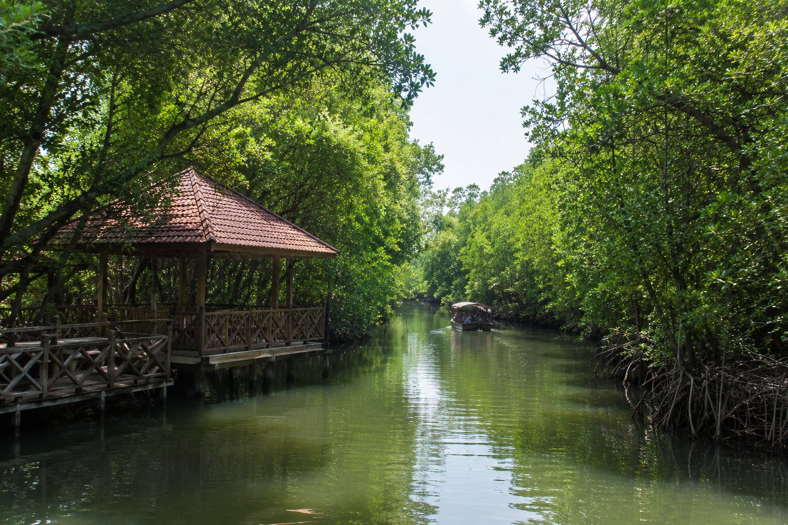 Where the River Slows and the Mangroves Whisper: My Morning at Ekowisata Mangrove Wonorejo
