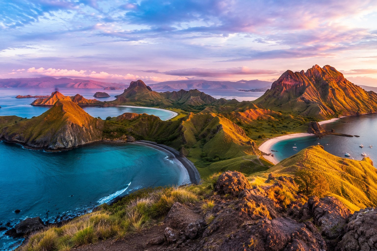 Chasing the First Light at Pulau Padar