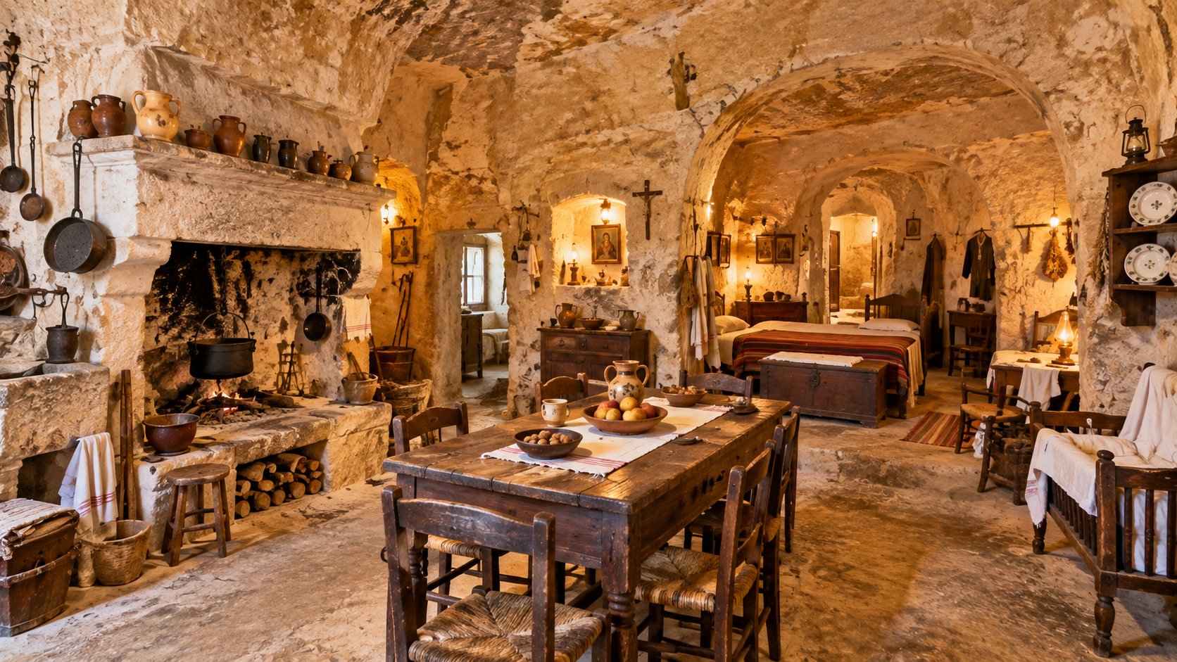 Casa Grotta di Vico Solitario, Matera/Italy: Stepping Into the Quiet Life Beneath the Stone
